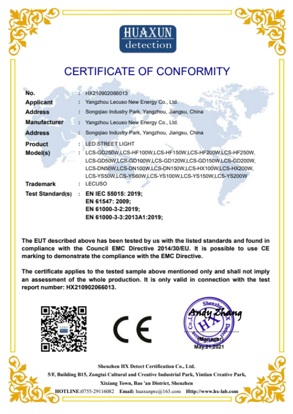 CE Certification