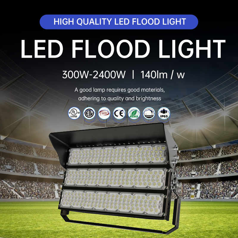 Manufacture 2000w Outdoor Football Sports court Light tennis court high mast reflector led Flood Lights