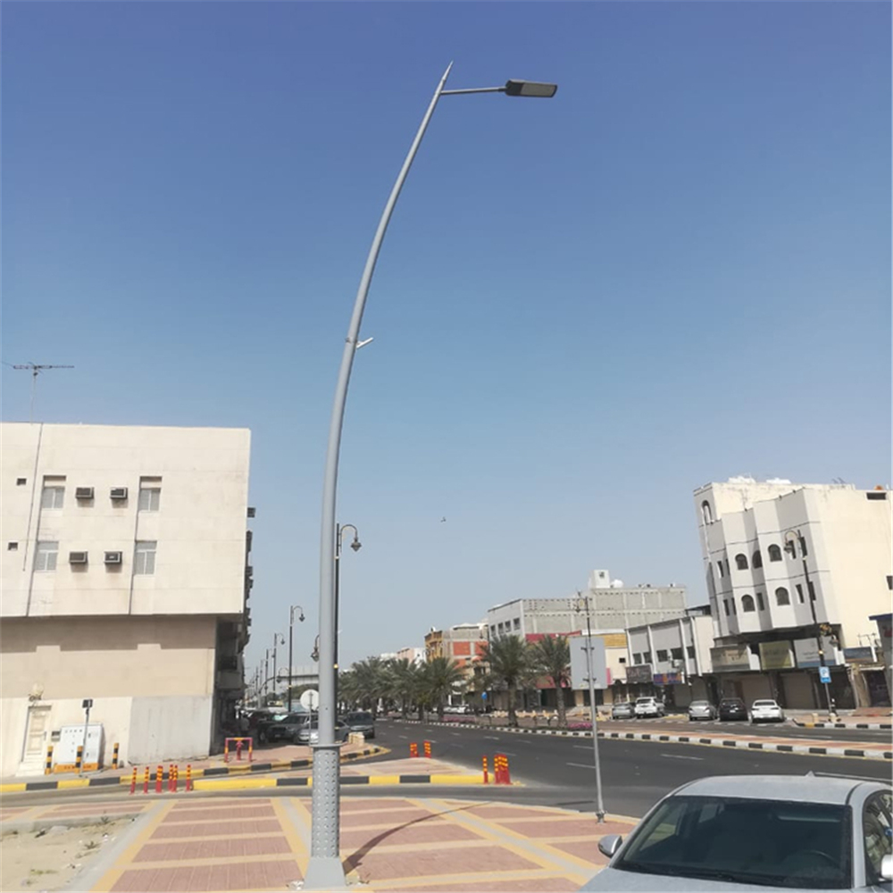 3m 4m 5m 6m 7m 8m 9m 10m 11m 12m single and double arm pole street light pole company