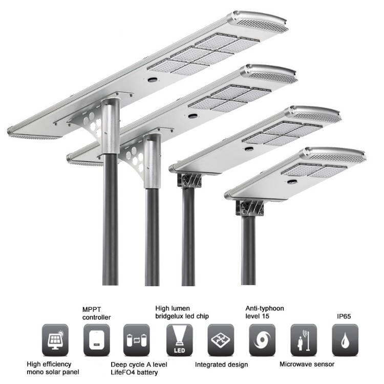 PD Series 30W-120W Integrated  solar road street light