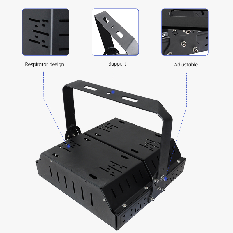 new Aluminum housing 500w 600w 800w 1000w 1200w 1500w 1800w 2000w smart sport stadium High mast led flood light