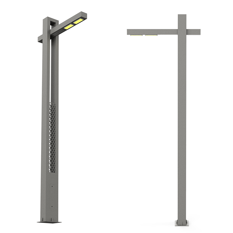 Modern 3m 4m 5m 6m 50w Aluminium led landscape pole light Garden light pole lamp post