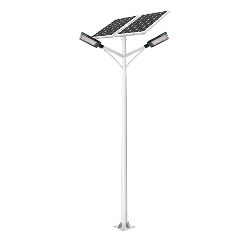 9M 80W High Brightness single and double arm Solar Street Light