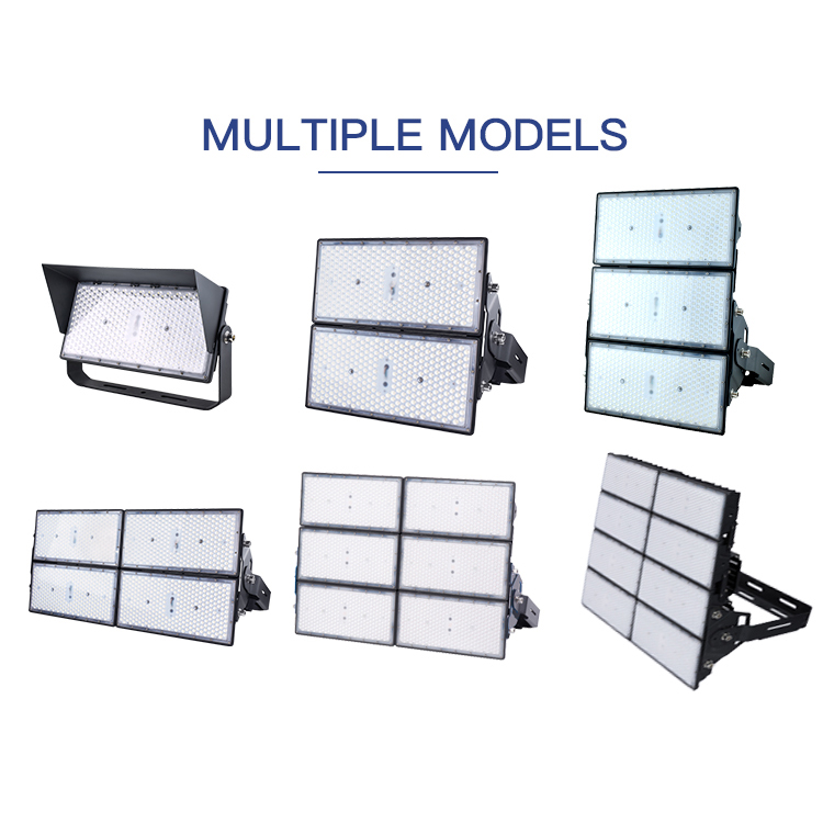 Outdoor New 100w 200w 250w 500w 800w 1000w ip66 outdoor white stadium led flood light